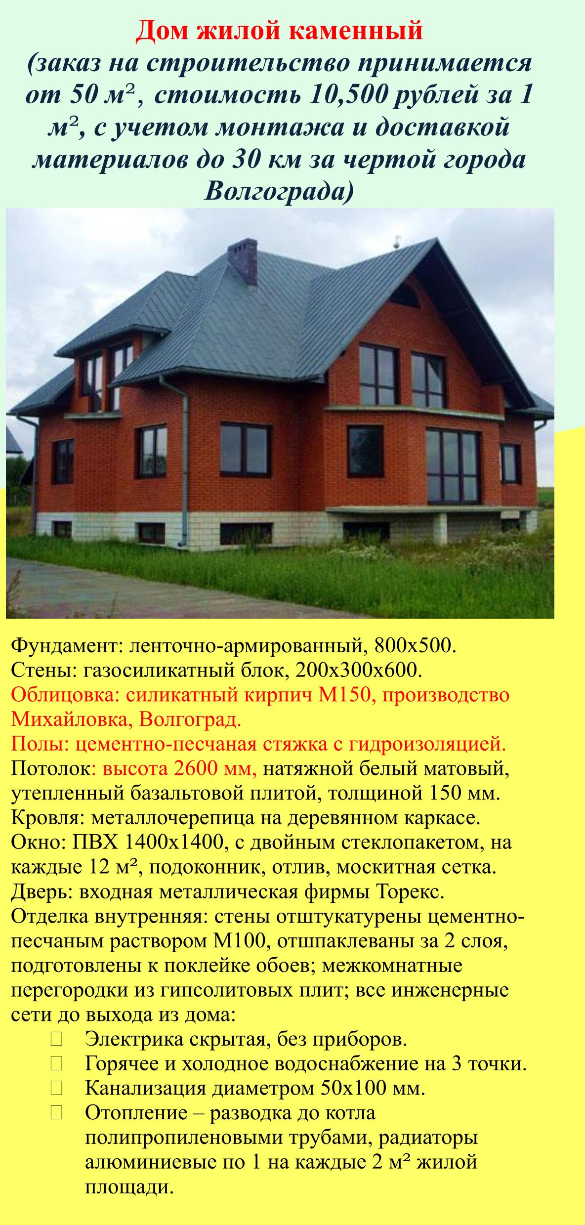 Дома, построенные ООО Гипермаркет домов-Юг Краснодар